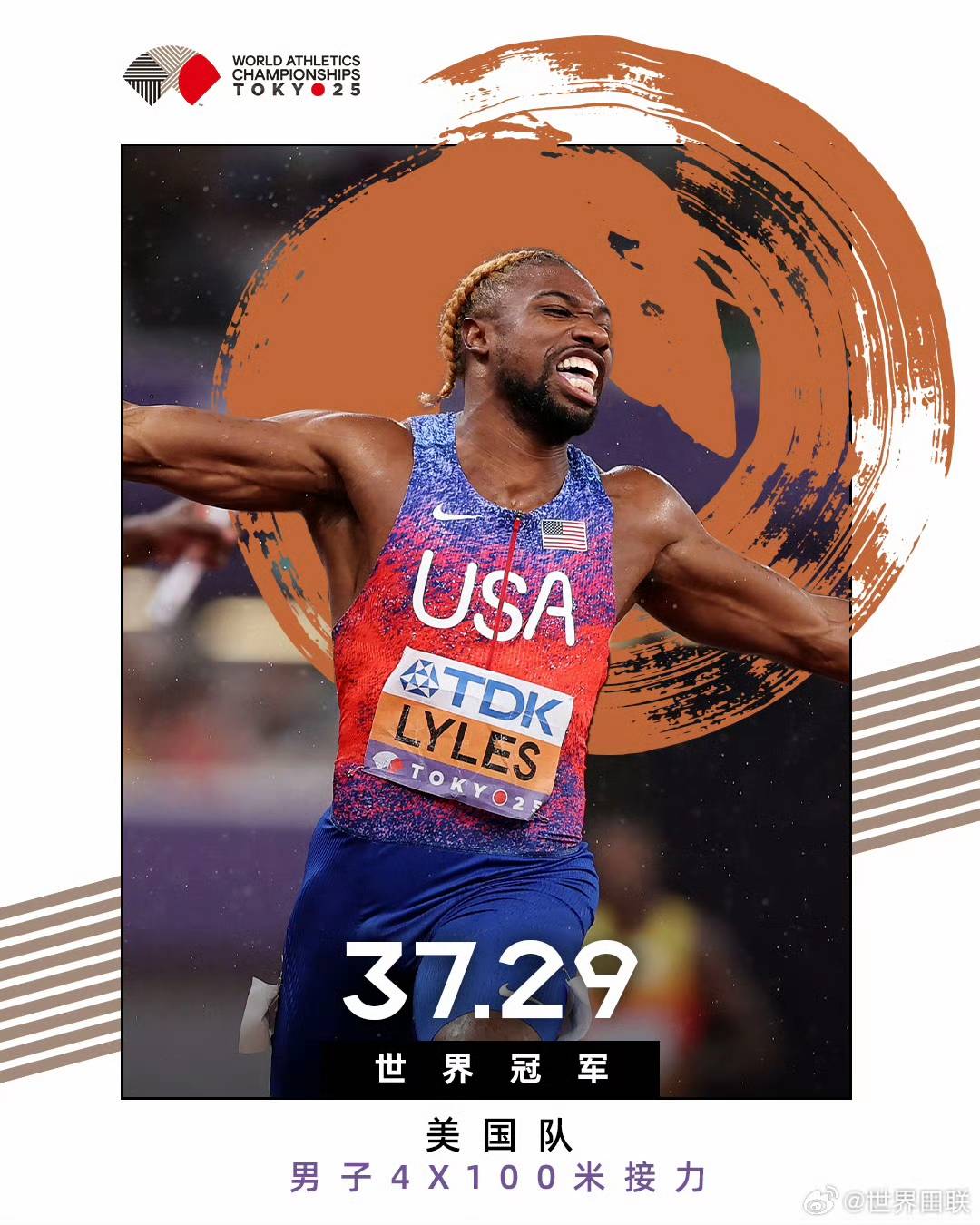 肯尼亚田径选手全力冲刺，获得铜牌认可